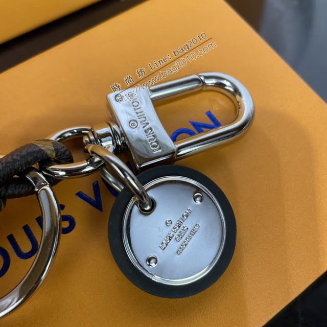 LOUIS VUITTON專櫃新款包包 路易威登LEATHER ROPE鑰匙扣 LV繩結包飾 M67224  ydh4056